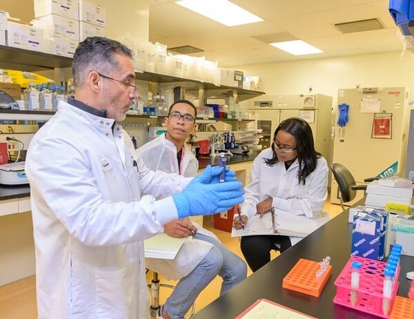 Scientists from South Africa learn key aspects of the mRNA vaccine production process while visiting U.S. VRC