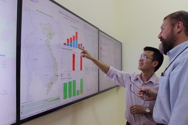 In Vietnam, U.S. CDC staff help to develop a network of national Emergency Operations Centers